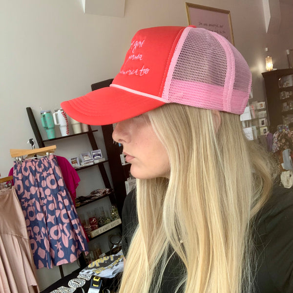 She's a Good Girl Trucker Hat